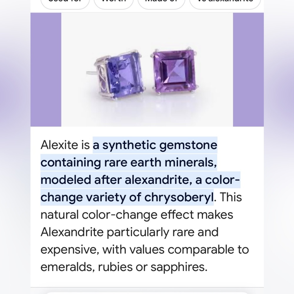 Lab Created Alexite - Picture 4 of 4